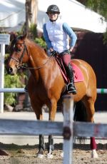 KALEY CUOCO Riding Horse at Flintridge Riding Club in Los Angeles 11/27/2015