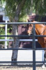 KALEY CUOCO Riding Horse at Flintridge Riding Club in Los Angeles 11/27/2015