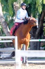 KALEY CUOCO Riding Horse at Flintridge Riding Club in Los Angeles 11/27/2015