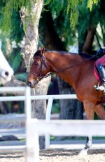 KALEY CUOCO Riding Horse at Flintridge Riding Club in Los Angeles 11/27/2015