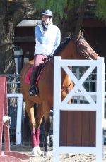 KALEY CUOCO Riding Horse at Flintridge Riding Club in Los Angeles 11/27/2015