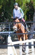 KALEY CUOCO Riding Horse at Flintridge Riding Club in Los Angeles 11/27/2015