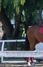 KALEY CUOCO Riding Horse at Flintridge Riding Club in Los Angeles 11/27/2015