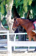 KALEY CUOCO Riding Horse at Flintridge Riding Club in Los Angeles 11/27/2015