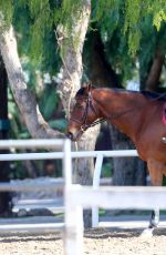 KALEY CUOCO Riding Horse at Flintridge Riding Club in Los Angeles 11/27/2015