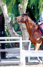 KALEY CUOCO Riding Horse at Flintridge Riding Club in Los Angeles 11/27/2015