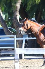 KALEY CUOCO Riding Horse at Flintridge Riding Club in Los Angeles 11/27/2015