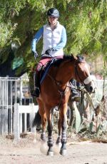 KALEY CUOCO Riding Horse at Flintridge Riding Club in Los Angeles 11/27/2015
