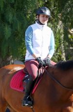 KALEY CUOCO Riding Horse at Flintridge Riding Club in Los Angeles 11/27/2015