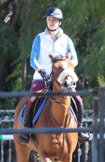 KALEY CUOCO Riding Horse at Flintridge Riding Club in Los Angeles 11/27/2015