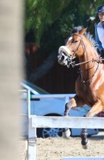 KALEY CUOCO Riding Horse at Flintridge Riding Club in Los Angeles 11/27/2015