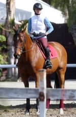 KALEY CUOCO Riding Horse at Flintridge Riding Club in Los Angeles 11/27/2015