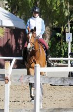 KALEY CUOCO Riding Horse at Flintridge Riding Club in Los Angeles 11/27/2015
