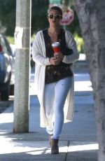 KALEY CUOCO With Short Hair Leaves a Salon in West Hollywood 11/07/2015