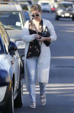 KALEY CUOCO With Short Hair Leaves a Salon in West Hollywood 11/07/2015