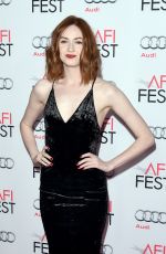 KAREN GILLAN at The Big Short Premiere at 2015 AFI Fest in Hollywood 11/12/2015