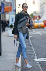 KARLIE KLOSS Out and About in New York 11/04/2015