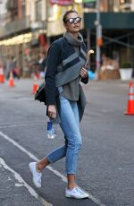 KARLIE KLOSS Out and About in New York 11/04/2015