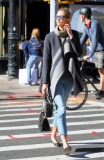 KARLIE KLOSS Out and About in New York 11/04/2015