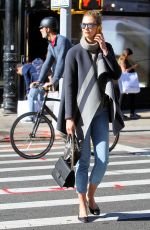 KARLIE KLOSS Out and About in New York 11/04/2015