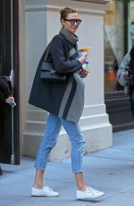 KARLIE KLOSS Out and About in New York 11/04/2015