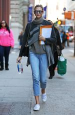 KARLIE KLOSS Out and About in New York 11/04/2015