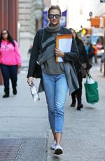 KARLIE KLOSS Out and About in New York 11/04/2015