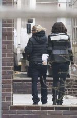 KATE BECKINSALE on the Set of Underworld 5 Movie in Prague 11/27/2015