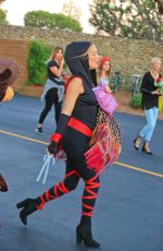 KATE HUDSON Arrives at a Halloween Party in Malibu 10/31/2015