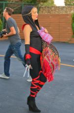 KATE HUDSON Arrives at a Halloween Party in Malibu 10/31/2015