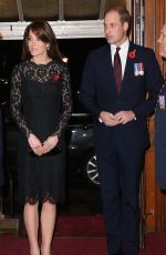 KATE MIDDLETON at Annual Festival of Remembrance in London 11/07/2015