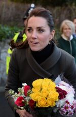 KATE MIDDLETON Promotes Mental Well Being of Young People in North Wales 11/19/2015