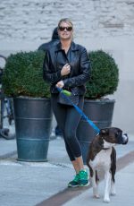 KATE UPTON Walks Her Dog in New York 10/30/2015