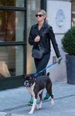 KATE UPTON Walks Her Dog in New York 10/30/2015