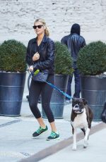 KATE UPTON Walks Her Dog in New York 10/30/2015