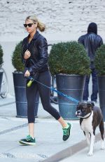KATE UPTON Walks Her Dog in New York 10/30/2015