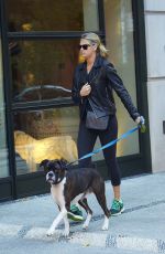 KATE UPTON Walks Her Dog in New York 10/30/2015