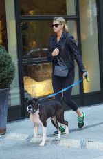 KATE UPTON Walks Her Dog in New York 10/30/2015