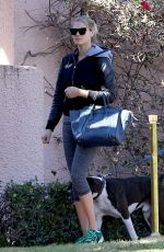 KATE UPTON Walks Her Dog Out in Beverly Hills 11/17/2015