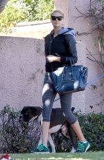 KATE UPTON Walks Her Dog Out in Beverly Hills 11/17/2015