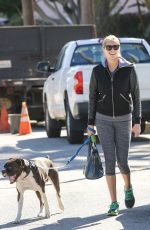 KATE UPTON Walks Her Dog Out in Beverly Hills 11/17/2015
