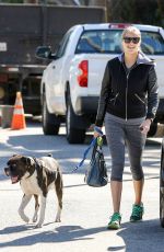 KATE UPTON Walks Her Dog Out in Beverly Hills 11/17/2015