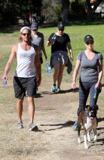 KATE UPTON Walks Her Dog Out in Brentwood 11/21/2015