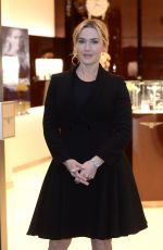 KATE WINSLET at UK Longines Boutique Opening on Oxford Street in London 11/24/2015