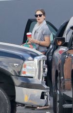 KATIE HOLMES Out in Woodland Hills 11/15/2015