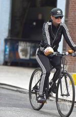 KATY PERRY Riding Her Bike Out in New York 11/06/2015