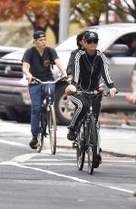 KATY PERRY Riding Her Bike Out in New York 11/06/2015