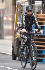 KATY PERRY Riding Her Bike Out in New York 11/06/2015