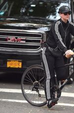 KATY PERRY Riding Her Bike Out in New York 11/06/2015