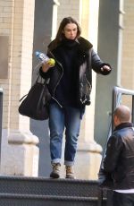KEIRA KNIGHTLEY Leaves Her Apartment in New York 11/14/2015